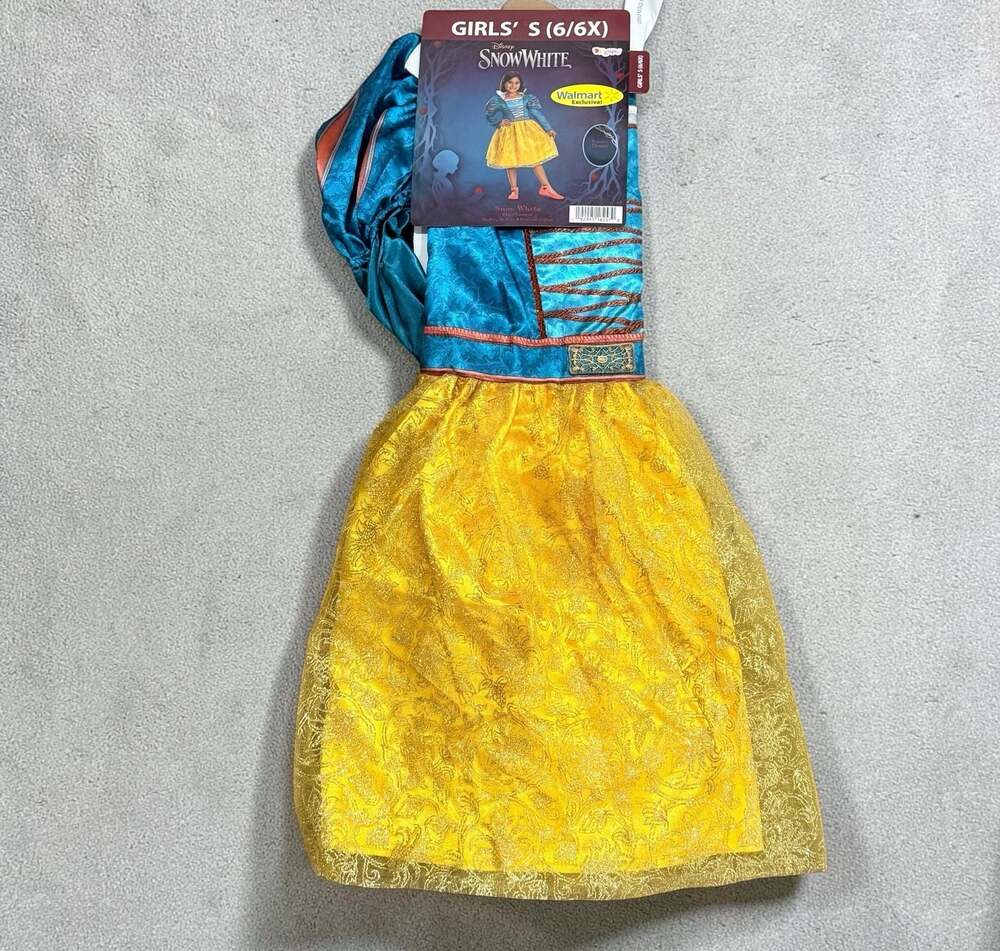 Disguise Disney Snow White Child Costume Girls Size 6/6X